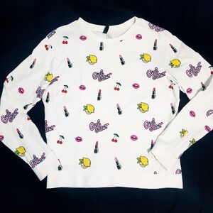 Girl Crew White sweatshirt
